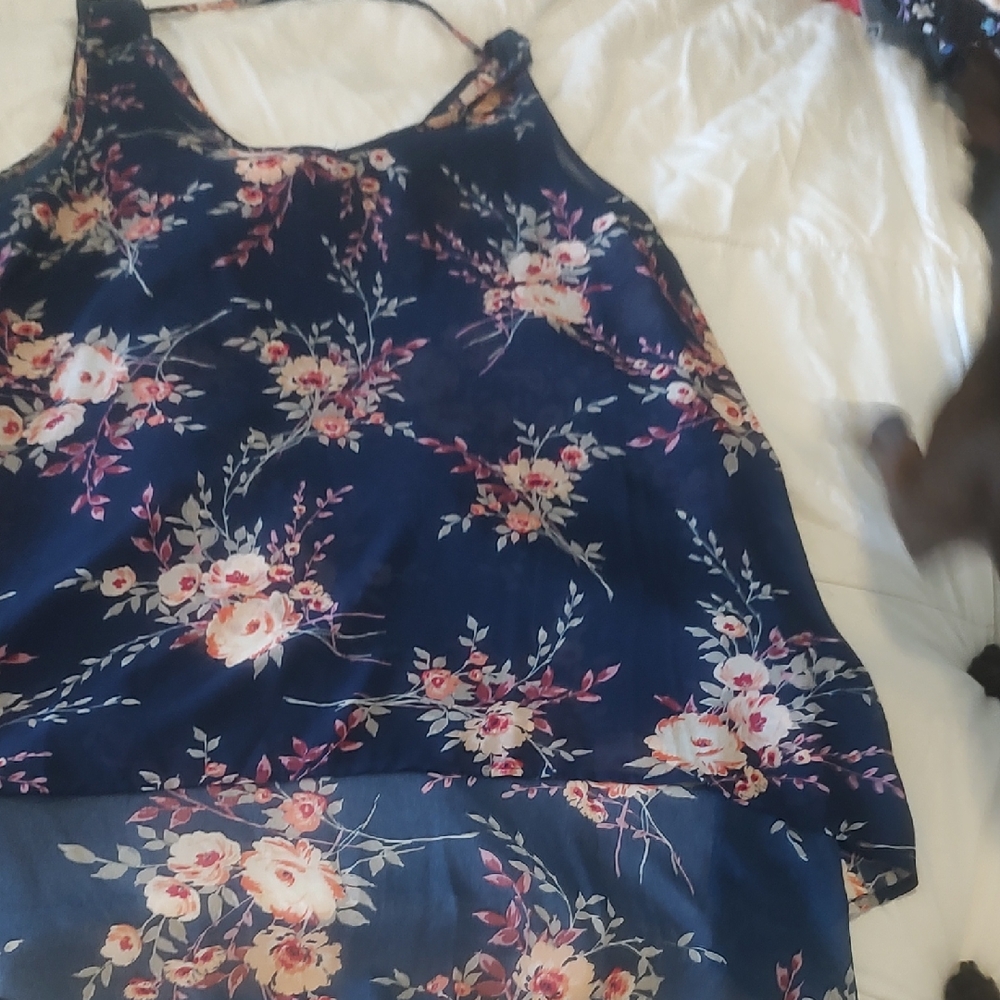 Torrid Navy Floral Camisole